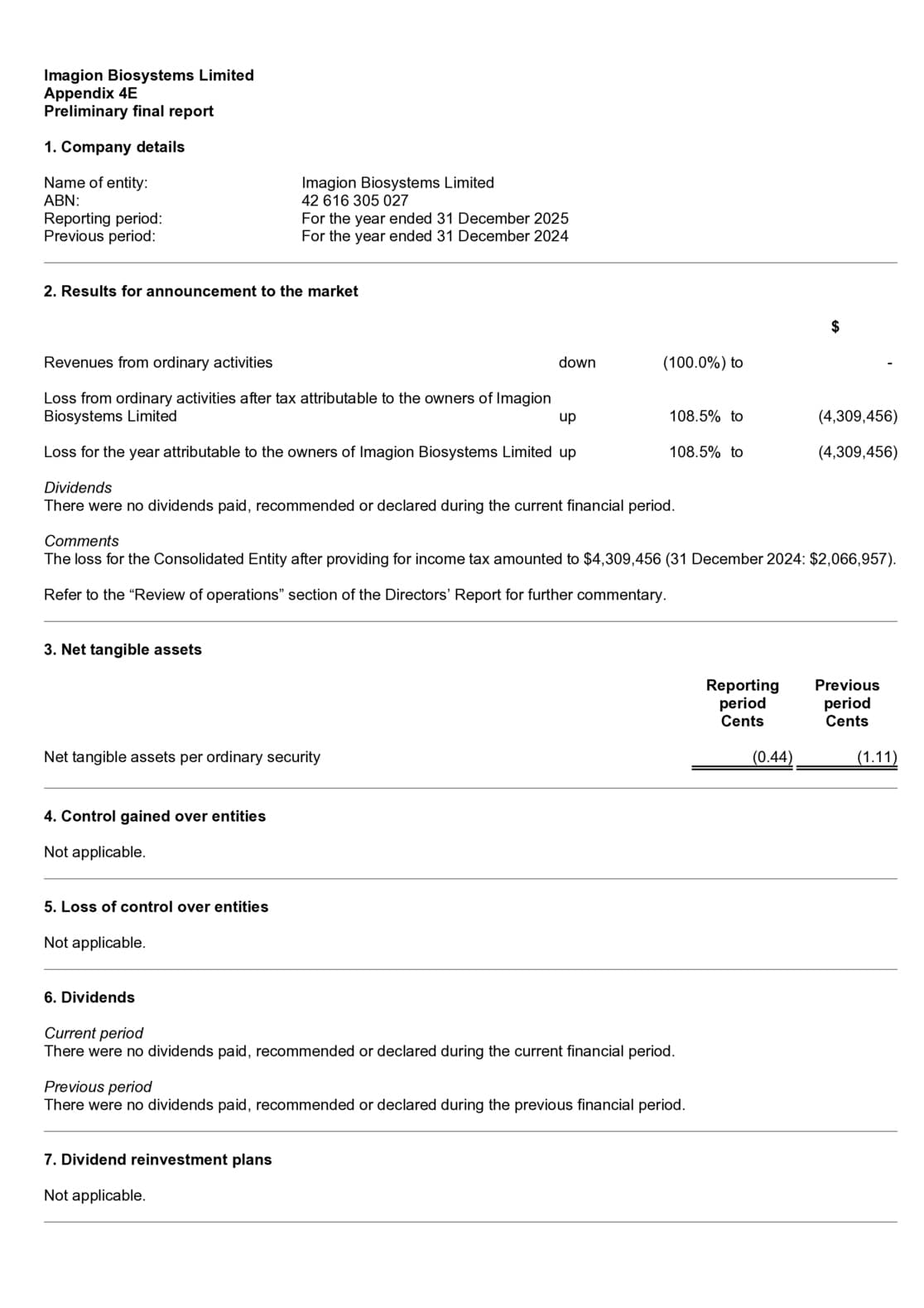 FY25 Appendix 4E and Annual Report